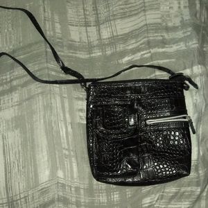 Faux alligator skin ourse